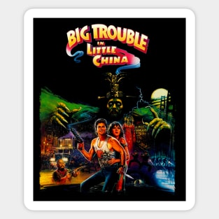 Retro Big Trouble Sticker